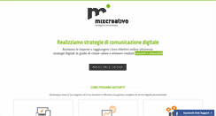 Desktop Screenshot of mixcreativo.it